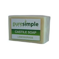 Pure Simple Lemongrass Castile Soap